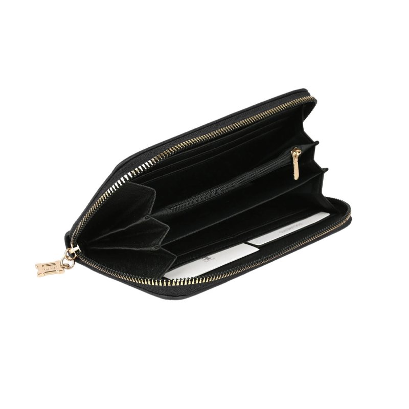 Laura Biagiotti Coffret Cadeau Femme, Portefeuille Femme en PU et Parapluie Super Mini Pliant de Poche, Set Él… — vue arrière