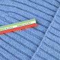 Conte Massimo Unisex Warm Wool Beanie, Winter Beanie Hat, Ribbed Knit with Cuff, Made in Italy — inside