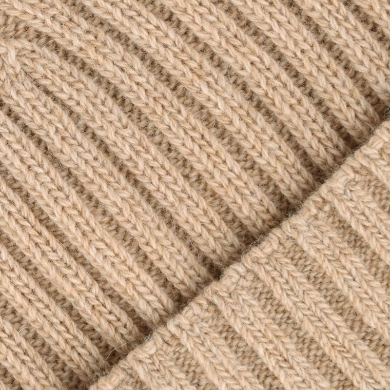 Conte Massimo Gorro Unisex Cálido de Lana, Gorro Beanie de Invierno, Gorro Tejido Acanalado con Vuelta, Made in It… — vista 9
