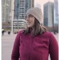 Conte Massimo Unisex Warm Wool Beanie, Winter Beanie Hat, Ribbed Knit with Cuff, Made in Italy — view 11