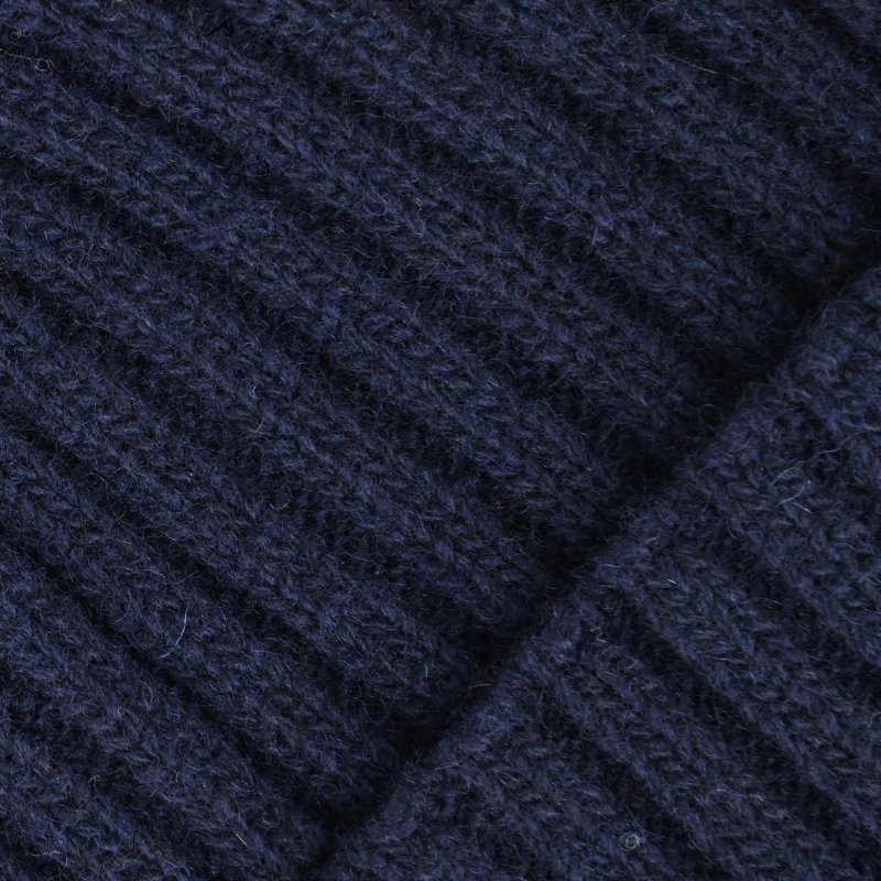 Conte Massimo Warme Unisex-Mütze aus Wolle, Winter-Beanie, Rippstrick-Mütze mit Umschlag, Made in Italy — Ansicht 15