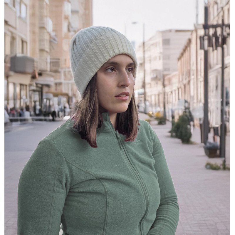 Conte Massimo Bonnet Unisexe Chaud en Laine, Bonnet Beanie d'Hiver, Bonnet Côtelé avec Revers, Made in Italy — vue 22