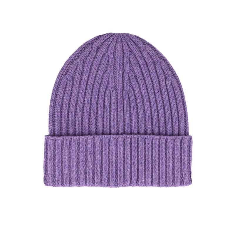 Conte Massimo Bonnet Unisexe Chaud en Laine, Bonnet Beanie d'Hiver, Bonnet Côtelé avec Revers, Made in Italy — vue 25