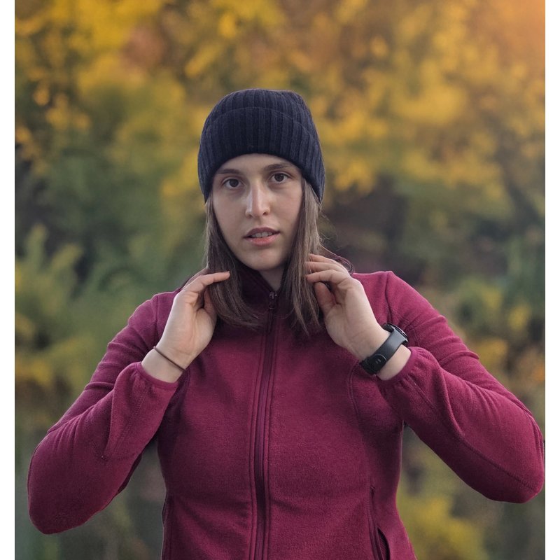 Conte Massimo Gorro Unisex Cálido de Lana, Gorro Beanie de Invierno, Gorro Tejido Acanalado con Vuelta, Made in I… — vista 34