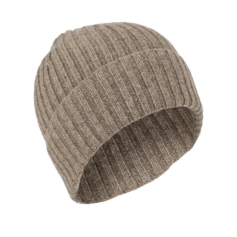 Conte Massimo Bonnet Unisexe Chaud en Laine, Bonnet Beanie d'Hiver, Bonnet Côtelé avec Revers, Made in Italy — vue 36