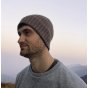 Conte Massimo Unisex Warm Wool Beanie, Winter Beanie Hat, Ribbed Knit with Cuff, Made in Italy — view 41