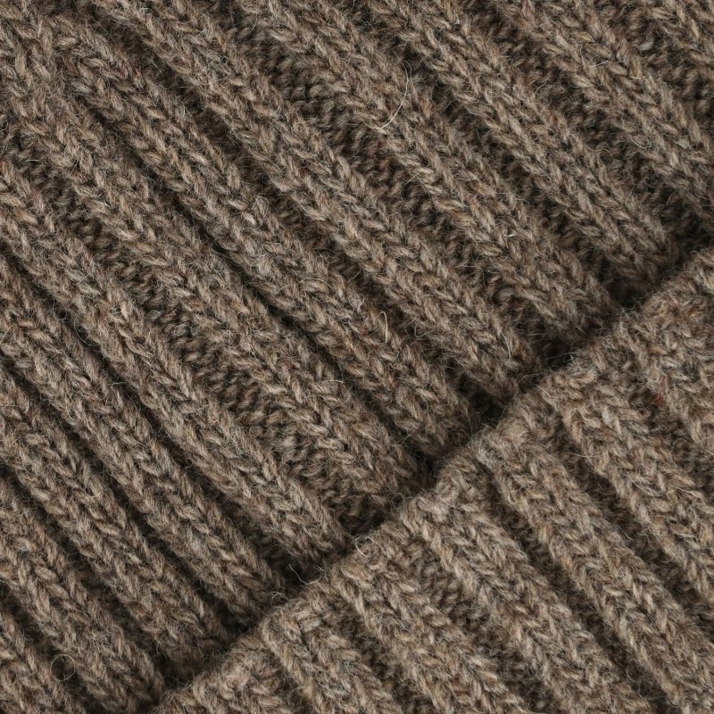 Conte Massimo Bonnet Unisexe Chaud en Laine, Bonnet Beanie d'Hiver, Bonnet Côtelé avec Revers, Made in Italy — vue 39