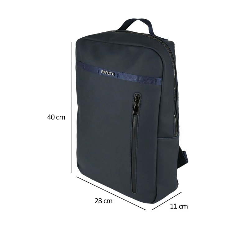 Biagiotti Hombre Set de 3 Piezas con Mochila Porta PC, Neceser y Bolso de Hombre, en PU Impermeable, Casual Elega… — interior