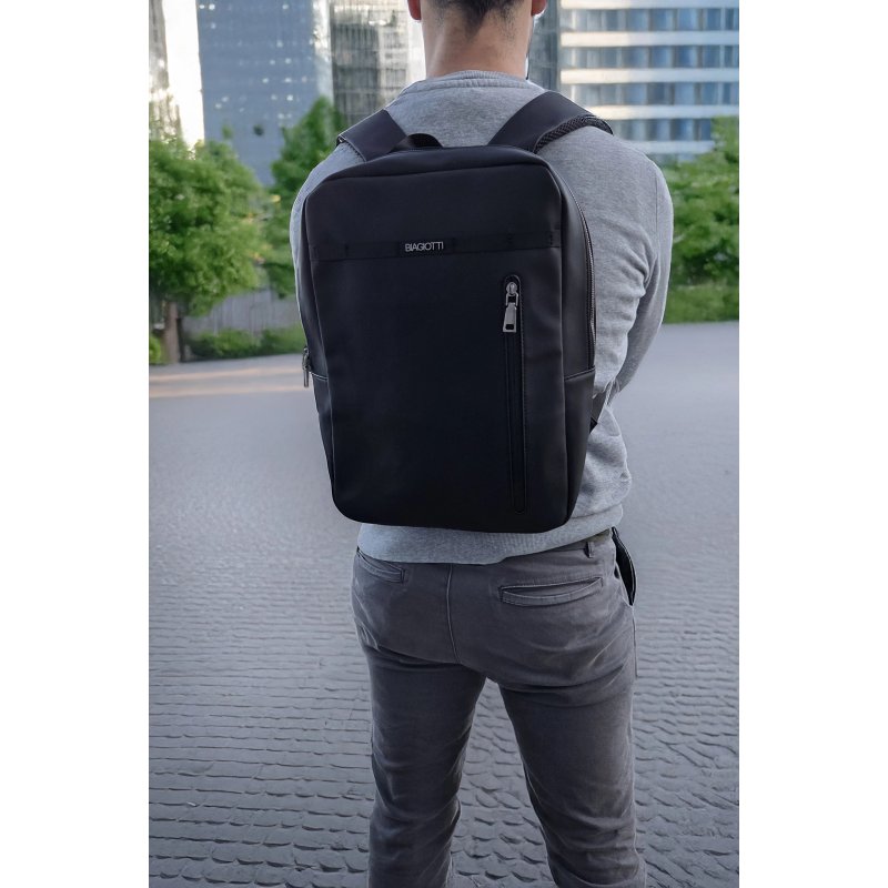 Biagiotti Homme Set 3 Pièces avec Sac à Dos Porte-PC, Trousse de Toilette et Sacoche Homme, en PU Imperméable, Casu… — vue 21