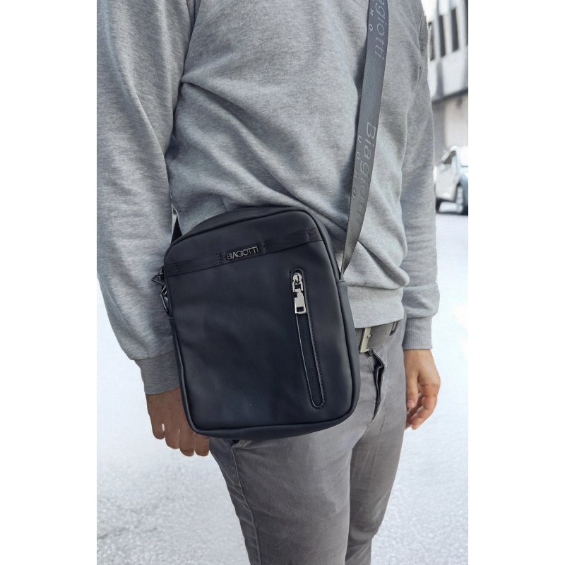 Biagiotti Herren Set 3-teilig mit Laptop-Rucksack, Kulturtasche und Herren-Umhängetasche, aus wasserdichtem PU,… — Ansicht 22