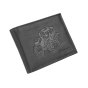 GRESEL Men's Leather (Vegetable-Tanned) Wallet, Tractor Print, With Coin Pocket and Box — view 8