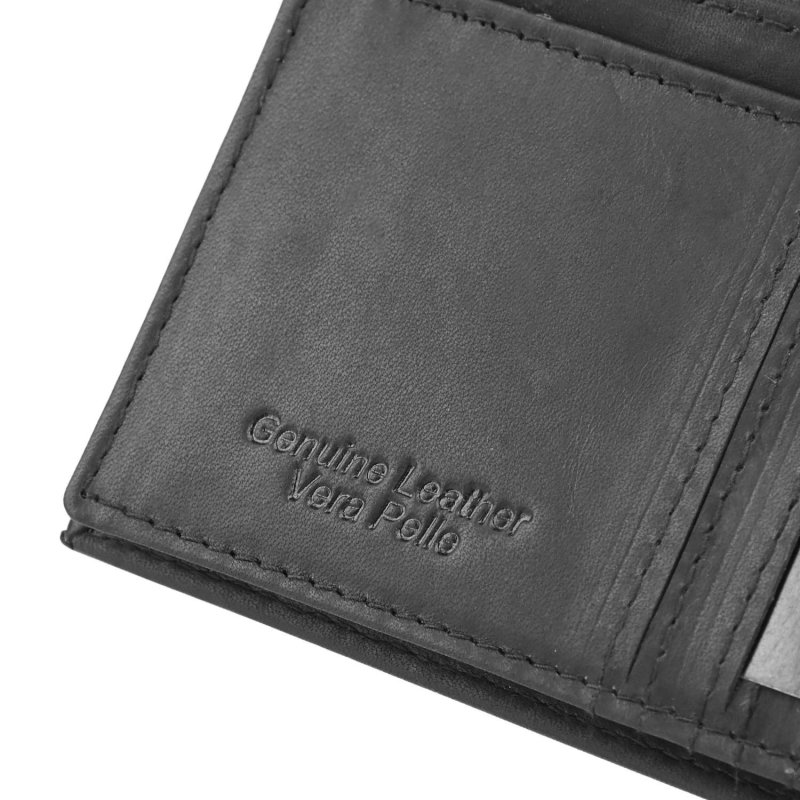 GRESEL Portefeuille Homme en Cuir Véritable Oily Pull-Up, Imprimé Tracteur, avec Porte-Monnaie et Boîte — vue 12