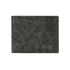 GRESEL Portafoglio Uomo in Vera Pelle Effetto Nuvolato Sauvage, Effetto Vissuto, Con Portamonete e Scatola 2