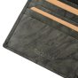 GRESEL Herren-Geldbörse aus Echtleder mit Sauvage-Wolkeneffekt, Vintage-Look, mit Münzfach und Box — Ansicht 18