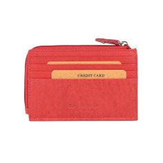 GRESEL Tarjetero de Hombre y Mujer en Piel Auténtica Suave, Unisex, Fino, con Bolsillo de Cremallera, con Caja 2