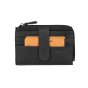 GRESEL Portacarte Uomo e Donna in Vera Pelle Morbida, Unisex, Sottile, Tasca con Zip Per Monete e Banconote, Con S… — vista 8