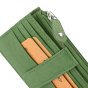GRESEL Unisex Card Holder in Soft Genuine Leather, Slim, Zip Pocket for Coins and Banknotes, With Box — view 23