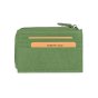 GRESEL Unisex Card Holder in Soft Genuine Leather, Slim, Zip Pocket for Coins and Banknotes, With Box — view 20