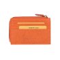 GRESEL Unisex Card Holder in Soft Genuine Leather, Slim, Zip Pocket for Coins and Banknotes, With Box — view 32