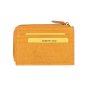 GRESEL Unisex Card Holder in Soft Genuine Leather, Slim, Zip Pocket for Coins and Banknotes, With Box — view 43