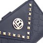 Laura Biagiotti Women's Wallet in Faux Leather PU, Elegant, With Studs, With Gift Box — logo detail