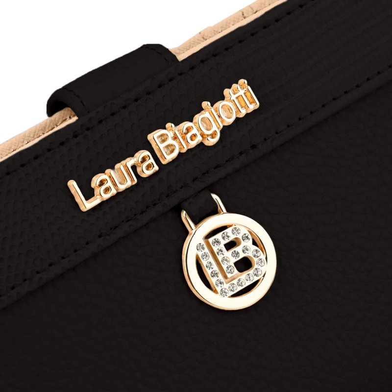 Laura Biagiotti Women's Wallet With Phone Holder and Wrist Strap, In Faux Leather PU With Gift Box — view 13