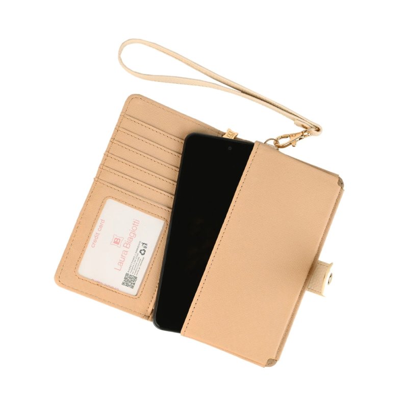 Laura Biagiotti Cartera Mujer con Compartimento para el Móvil y Correa de Muñeca, de Piel Sintética PU con Caja d… — vista 19