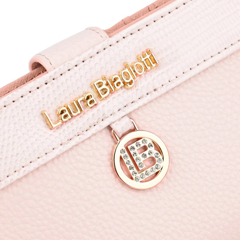 Laura Biagiotti Women's Wallet With Phone Holder and Wrist Strap, In Faux Leather PU With Gift Box — view 29