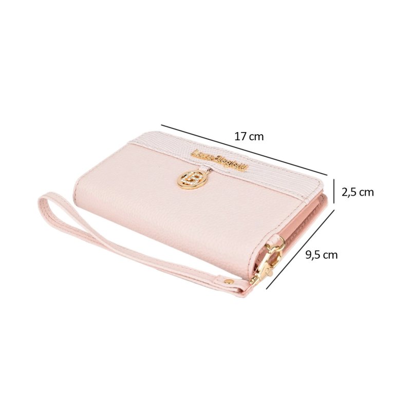 Laura Biagiotti Women's Wallet With Phone Holder and Wrist Strap, In Faux Leather PU With Gift Box — view 28