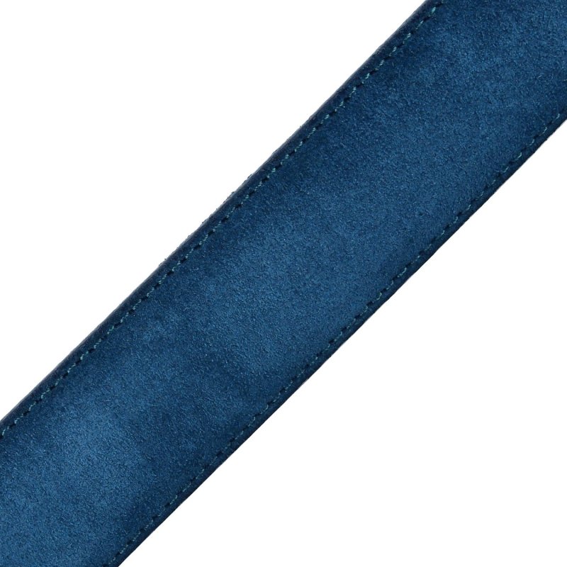 GreSel Gürtel aus echtem Wildleder, Herren und Damen, Made in Italy, kürzbar — Ansicht 7