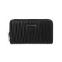 Conte Massimo Portefeuille Femme en PU à Plis Plissés, Zip Around, Long — vue 8