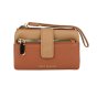 Conte Massimo Cartera Mujer de Piel Sintética PU Martillada con Correa de Muñeca Extraíble, Bicolor, Pequeña — vista 15