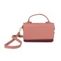 CONTE MASSIMO Bolso Bandolera Mujer Elegante en Polipiel Bicolor, Bolso Pequeño Porta Móvil — vista 9