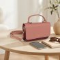 CONTE MASSIMO Elegante Damen-Umhängetasche aus zweifarbigem Kunstleder, Mini-Tasche fürs Handy — Ansicht 13