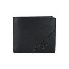 BIAGIOTTI UOMO, Cartera de Hombre en Piel Auténtica, Slim con Monedero y Caja de Regalo