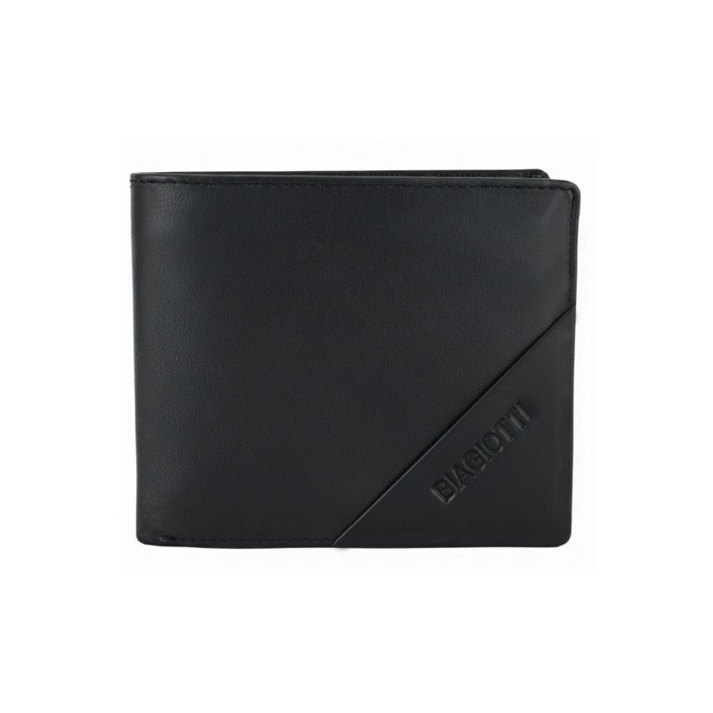 BIAGIOTTI UOMO, Herren-Geldbörse aus Echtem Leder, Slim mit Münzfach und Geschenkbox