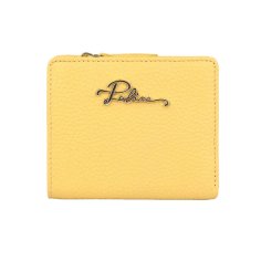 Police Women's Compact Genuine Leather Wallet with Snap and Zip, Coin Pocket and Gift Box