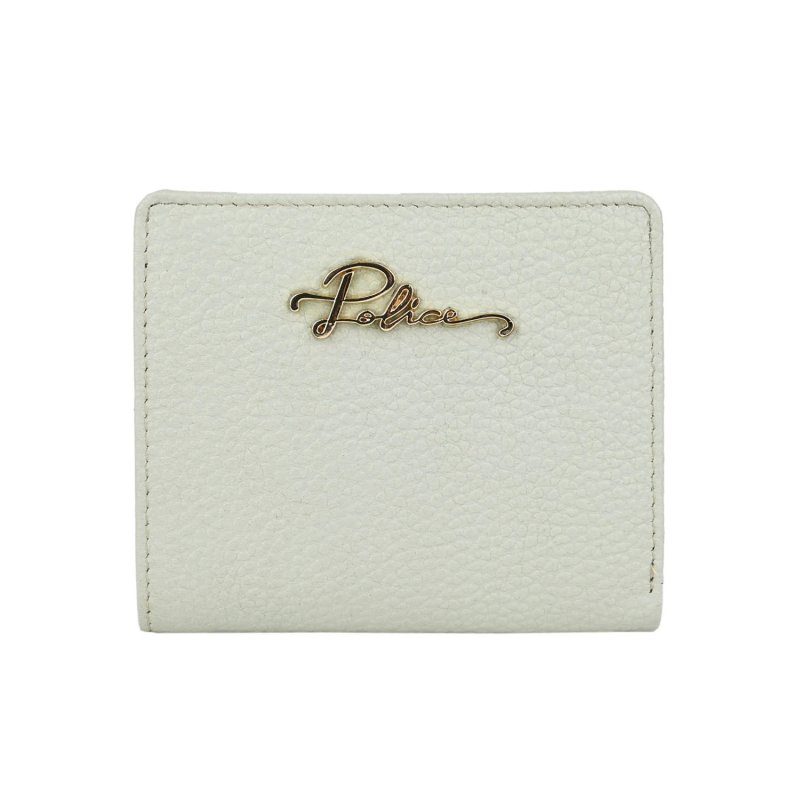 Police Portefeuille Femme en Cuir Véritable Compact avec Bouton et Fermeture Éclair, Porte-Monnaie et Coffret Cadeau — vue 9