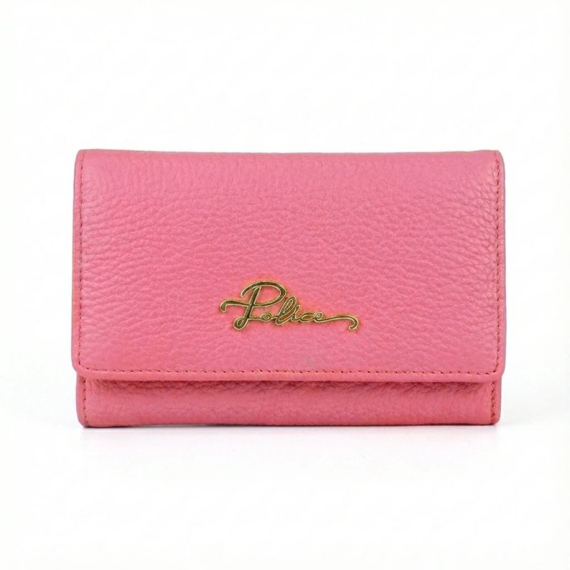 Police Women's Compact Genuine Leather Wallet with Snap and Zip, Coin Pocket and Gift Box — view 15
