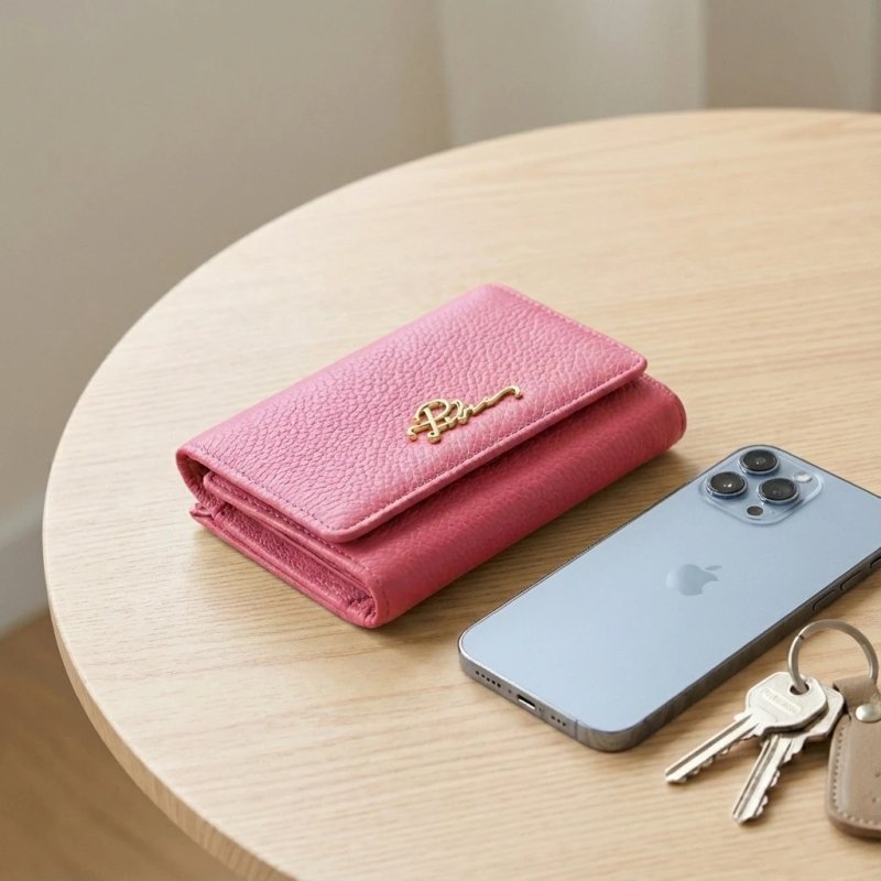 Police Women's Compact Genuine Leather Wallet with Snap and Zip, Coin Pocket and Gift Box — view 19