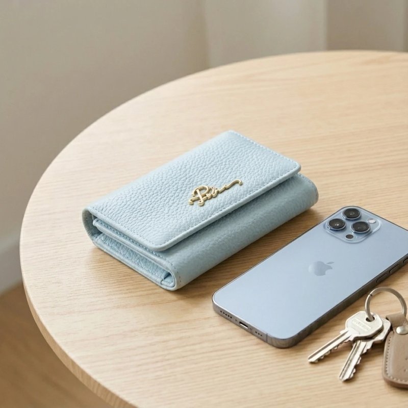 Police Women's Compact Genuine Leather Wallet with Snap and Zip, Coin Pocket and Gift Box — view 33