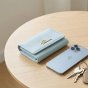 Police Women's Compact Genuine Leather Wallet with Snap and Zip, Coin Pocket and Gift Box — view 33