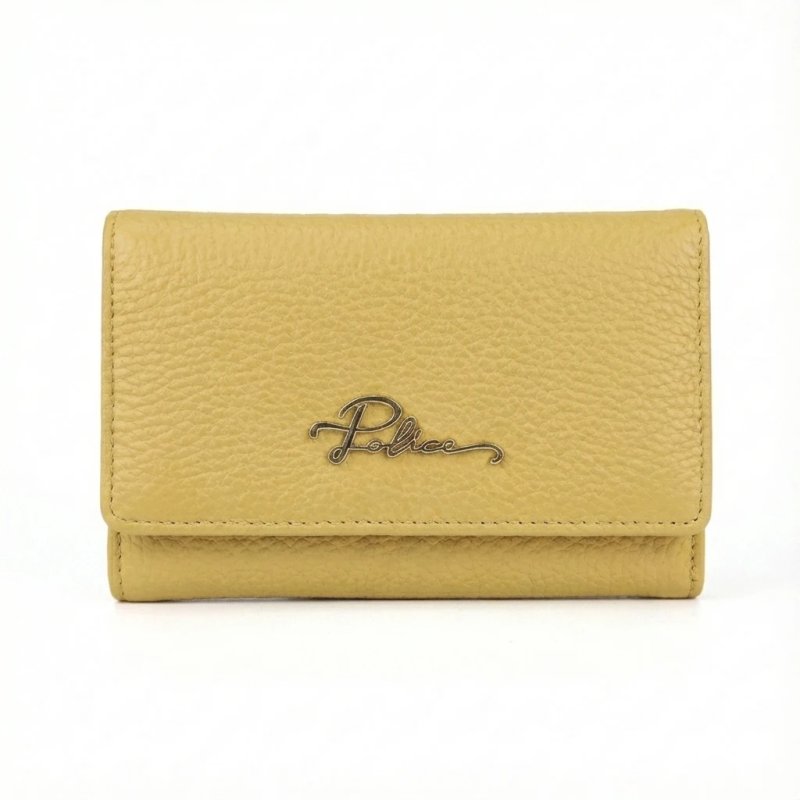 Police Women's Compact Genuine Leather Wallet with Snap and Zip, Coin Pocket and Gift Box — view 36