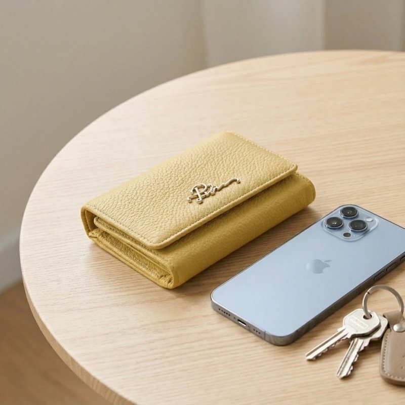 Police Women's Compact Genuine Leather Wallet with Snap and Zip, Coin Pocket and Gift Box — view 40