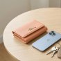 Police Cartera de Mujer en Piel Auténtica Compacta con Botón y Cremallera, Monedero y Caja de Regalo — vista 54