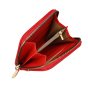 Conte Massimo Cartera Mujer de PU con Pliegues Plisados, Zip Around, Pequeña — vista 16