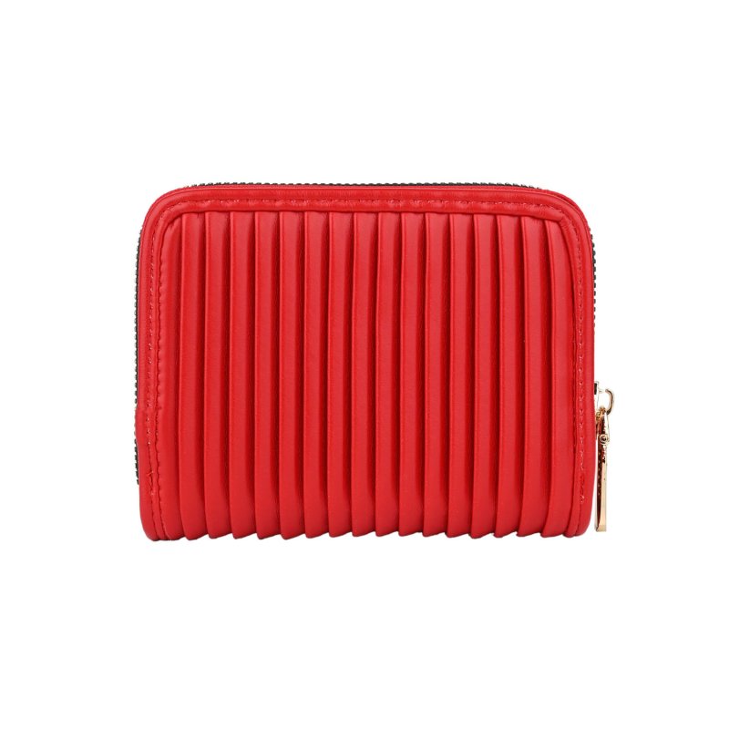 Conte Massimo Portafoglio Donna in PU Con Pieghe Plissé, Zip Around, Piccolo — vista 19