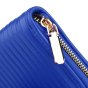 Conte Massimo Cartera Mujer de PU con Pliegues Plisados, Zip Around, Pequeña — vista 14