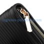 Conte Massimo Women's Small Wallet in Pleated PU, Zip Around — view 7