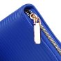 Conte Massimo Portefeuille Femme en PU à Plis Plissés, Zip Around, Long — détail logo